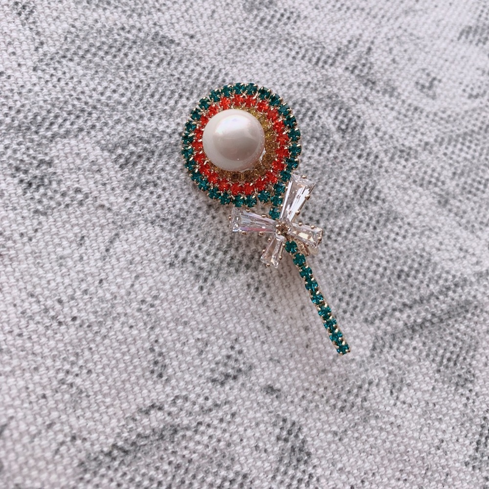 Colorful Candy Lollipop Brooch